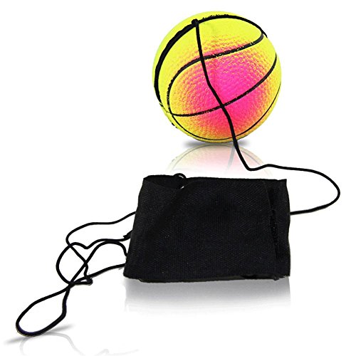 4 x Flummi Sportball mit Klettband 47 mm sortiert von unbekannt
