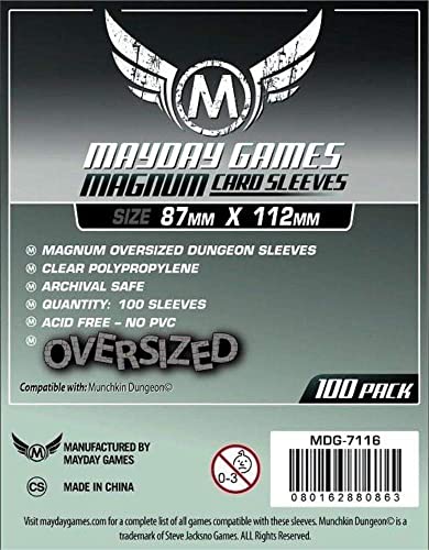 Unbekannt Oversized Dungeon Sleeves(87x112mm)-50 Premium von Unbekannt