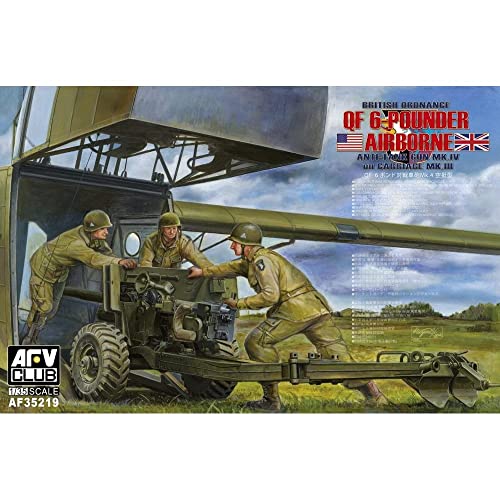 AFV Club AFV35219 - 1/35 Britischer Mk 4 6-Pounder Airborne Anti-Tank Gun von Unbekannt