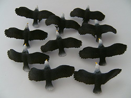 Cornelissen Adler Weißkopfseeadler Spieltiere 10erSet 9,5cm Vogel Vögel Spielzeug Spieltiere von Cornelissen