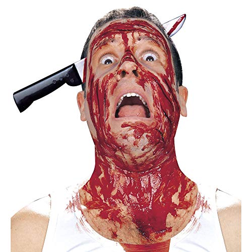 Widmann 2742T - Messer durch den Kopf, Scherzartikel, Haarreif, Accessoire für Halloween von WIDMANN