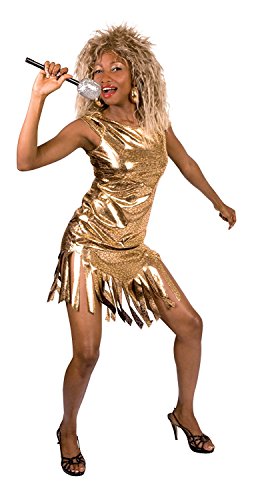 Aptafêtes – cs927263/M – Kostüm – Kleid Königin des Rock – Gold – Größe M von APTAFÊTES