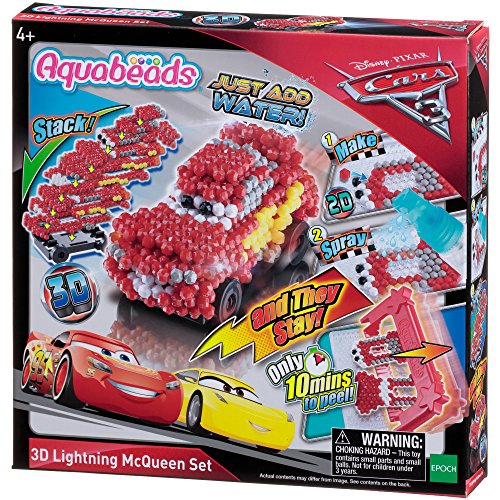 Aquabeads Epoch Traumwiesen 30198 Cars 3 3D Lightning McQueen Motivset von Aquabeads