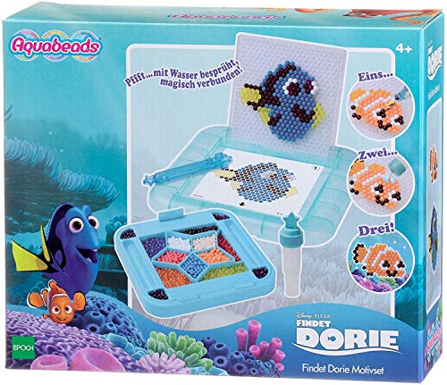 Aquabeads 30079 Findet Dorie Motiv Set Bastelset für Kinder von Aquabeads