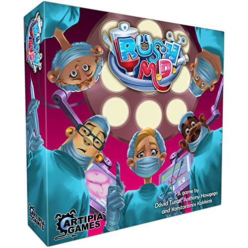 Artipia Games - Rush M. D. Boiard Game - English Version - Einzelstück, Mehrfarbig von Artipia Games