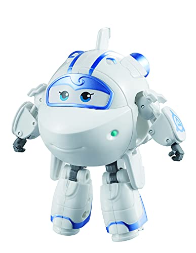 Super Wings - Transforming Vehicle , Series 2 , Astra , Plane , Bot , 5 Inch Figure,White von Super Wings