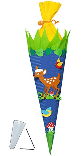 alles-meine.de GmbH BASTELSET Schultüte - REH Glückspilz Tiere - 85 cm - mit/ohne Kunststoff Spitze - Zuckertüte zum selber Basteln - 6 eckig Mädchen Jungen Pilze alles-meine.de GmbH BASTELSET Schultüte - REH Glückspilz Tiere - 85 cm - mit/ohne Kunststoff Spitze - Zuckertüte zum selber Basteln - 6 eckig Mädchen Jungen Pilze von alles-meine.de GmbH