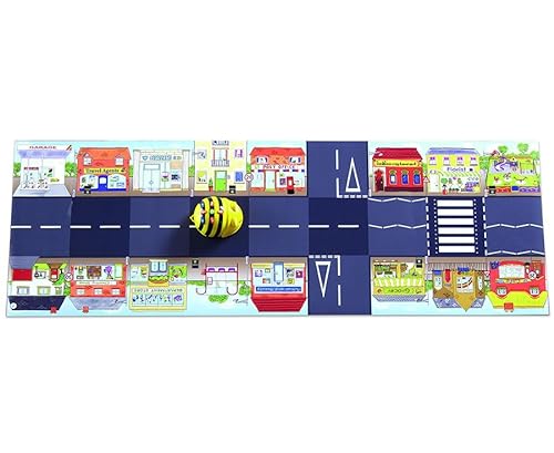 tts - Bee-Bot Straßen-Spielfeld für Bodenroboter - Logikspiele Lernroboter Zubehör von Bee-Bot