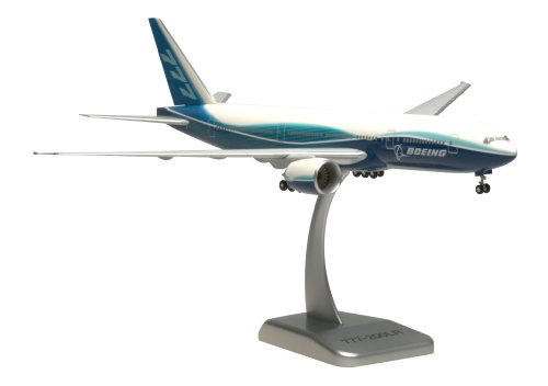Boeing 777-200LR House Colour 1:200 - Kunststoff-Flugzeugmodell im Maßstab 1:200 mit drehbaren Triebwerken und integriertem Standfuß - für Erwachsene Männer und Modellbau-Enthusiasten von Unbekannt