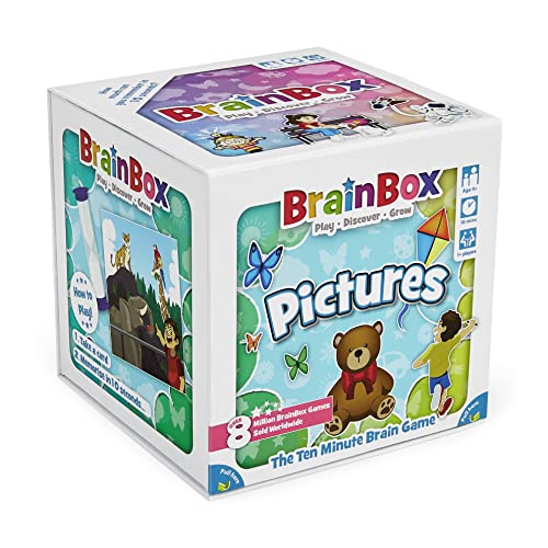 Brainbox Pictures (2022), Card Game, Ages 4+, 1+ Players, 10+ Minutes Playing Time von Brain Box