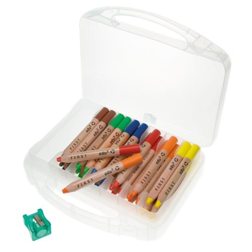 Buntstifte Farbstifte edu³ FIRST Box mit 36 Stiften + 3 Spitzer von Unbekannt
