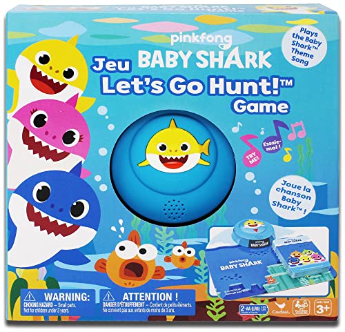 Baby Shark - Let's Go Hunt - Kinderspiel mit Musik für 2-6 Spieler ab 3 Jahren von Cardinal