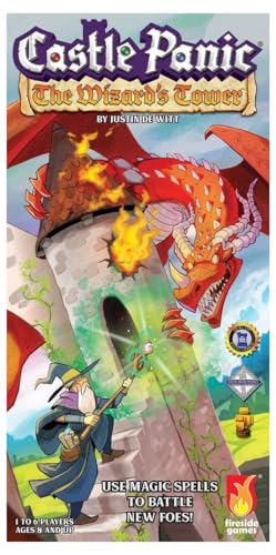 Fireside Games The Wizard's Tower Panik-Erweiterung Brettspiel für Erwachsene und Familie, kooperatives Brettspiel, ab 8 Jahren, für 1 bis 6 Spieler von Fireside Games