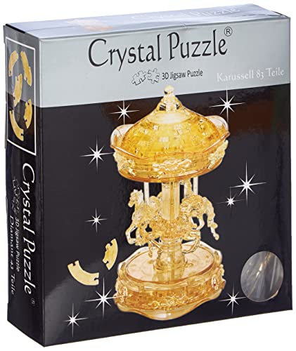 HCM Kinzel 59152 Crystal Puzzle 59152-Karussell, Transparent von HCM Kinzel