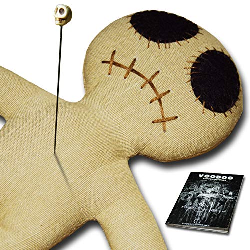 Dead Eye Doll sand Set - Voodoo Puppe mit Voodoo Nadel und Ritual-Anleitung von Unbekannt