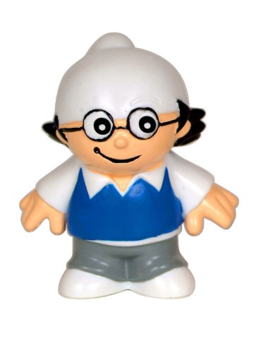 P:os 60967 - 3D Figur Mainzelmännchen „Det“, Spielfigur aus PVC, ca. 5,5 cm hoch, zum Sammeln, Tauschen und Spielen von p:os