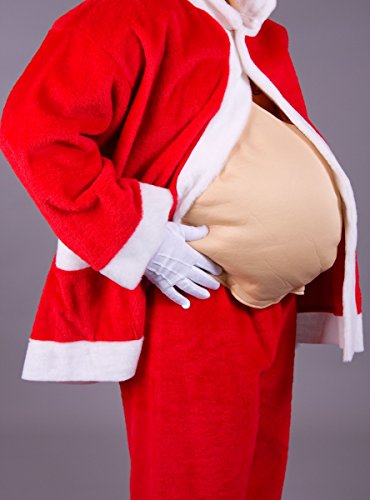 Weihnachtsmann Bauch Bierbauch Fake-Bauch Kostüm Zubehör Fasching von Festartikel Müller