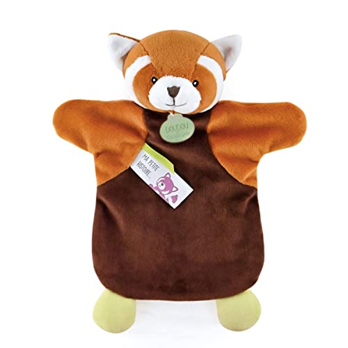 Doudou et Compagnie - Kuscheltier Handpuppe – Panda Roux – DC4003 von Doudou et Compagnie