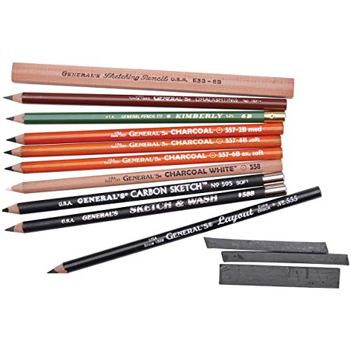 Drawing Pencil Kit-12 Pieces by General Pencil von GENERAL'S