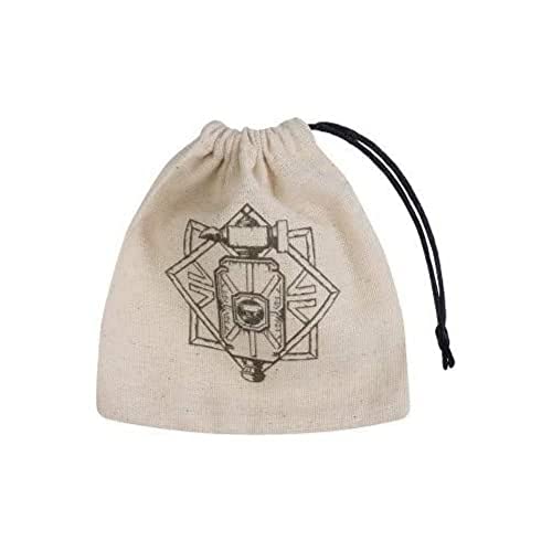 Q-Workshop DWA41 - Dwarven Beige & Black Basic Dice Bag von Q-Workshop