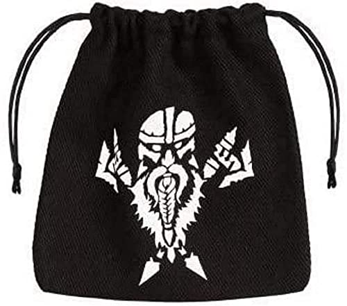 Q-Workshop BDW03 - Dwarven Black & white Dice Bag von Q Workshop