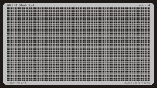 Eduard Accessories 00101 Modellbauzubehör Gitter/Mesh 4 x 4 von Eduard