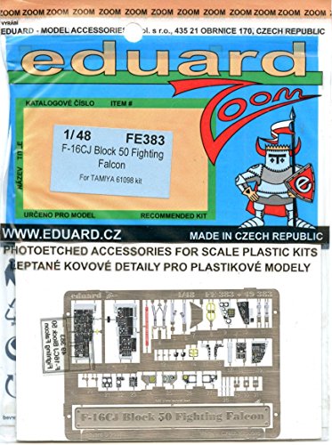 Eduard Accessories FE383 Falke Modellbauzubehör F-16CJ Block 50 Fighting Falcon für Tamiya Bausatz, Sortiert von Eduard