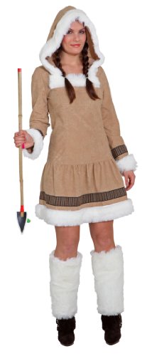 Unbekannt Eskimo Girl de Luxe Kostüm: Minikleid - Erwachsenen-Größe:42 Unbekannt Eskimo Girl de Luxe Kostüm: Minikleid - Erwachsenen-Größe:42 von Unbekannt