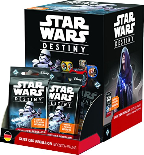 Fantasy Flight Games FFGD3202 - Star Wars: Destiny - Geist der Rebellion Booster (36) Display, Kartenspiel von Fantasy Flight Games