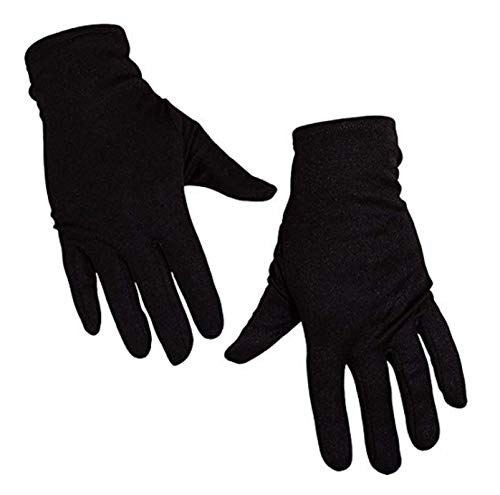 Faschingszubehör Handschuhe schwarz von Orlob