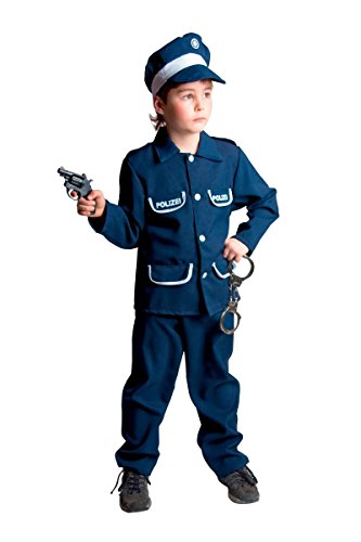 Festartikel Müller Kinder Polizeianzug mit Hose, Jacke und Kappe in der Größe 104, 118.314.04 von Unbekannt