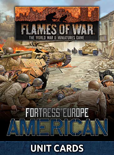 Flames of War: Late War: United States: Fortress Europe Unit Cards (FW261U) von Flames of War