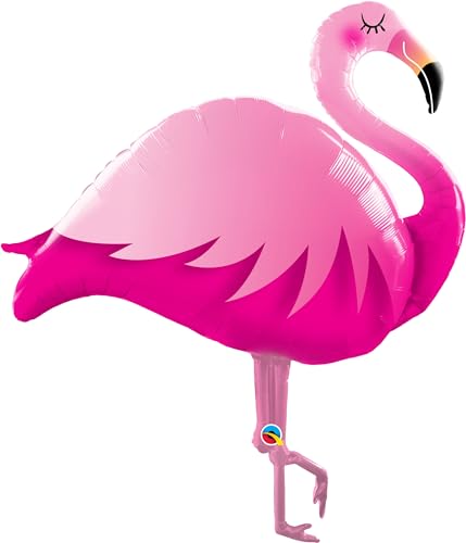 Flamingo 57807Q Ballon - XXL Riesenballon für Luft und Helium 117x80x30cm als Geburtstagsgeschenk, Party-Deko oder Überraschung für die Freundin, Pink Flamingo 57807Q Ballon - XXL Riesenballon für Luft und Helium 117x80x30cm als Geburtstagsgeschenk, Party-Deko oder Überraschung für die Freundin, Pink von Qualatex