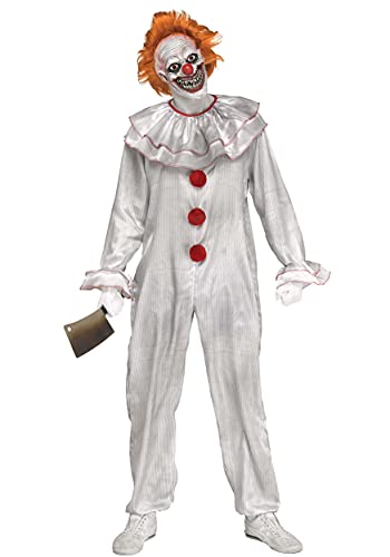 Fun World Carnevil Clown Kostüm für Erwachsene - Wei� - Einheitsgröße von Fun World