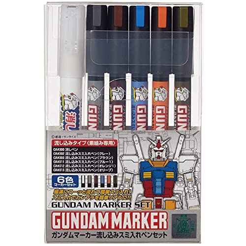 GSI Creos Gundam Marker Pouring Inking Pen Set by GSI Creos von GSI Creos