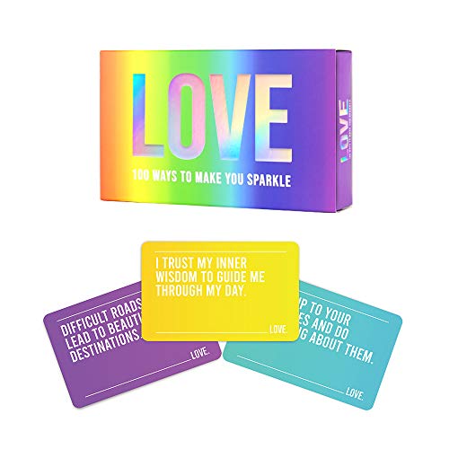 Love - 100 Affirmationskarten, die Sie zum Funkeln bringen von GR Gift Republic