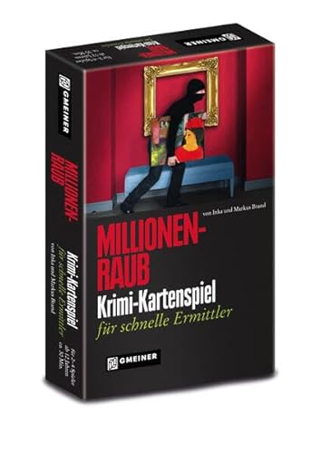 Gmeiner Verlag 581536 - Millionenraub, Spielpuzzle: Krimi-Kartenspiel für schnelle Ermittler (Krimispiele im GMEINER-Verlag) von Gmeiner Verlag