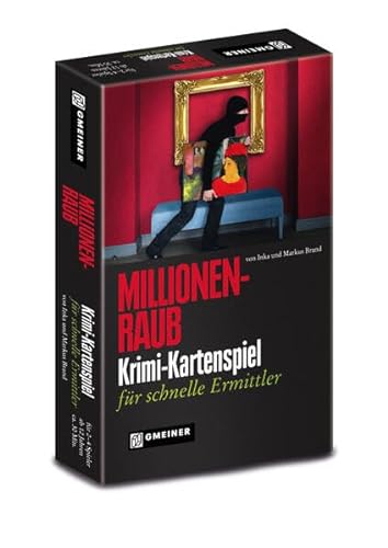 Gmeiner Verlag 581536 - Millionenraub, Spielpuzzle: Krimi-Kartenspiel für schnelle Ermittler (Krimispiele im GMEINER-Verlag) von Gmeiner Verlag
