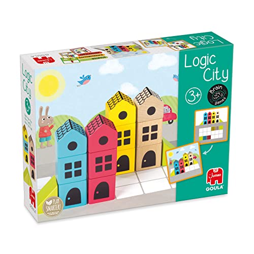 GOULA Logische Stadt - Spiel für Kleinkinder ab 3 Jahren - Holzspielzeug GOULA Logische Stadt - Spiel für Kleinkinder ab 3 Jahren - Holzspielzeug von Dujardin