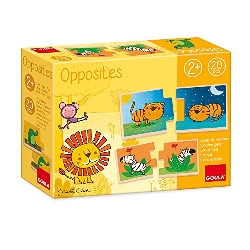 Jumbo Spiele Goula D53437 Holzpuzzle Leo, König des Dschungels von Goula