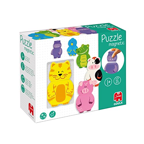 Goula Magnetisches Holzpuzzle Tiere von Goula