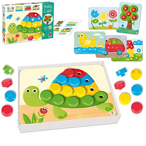 Goula Jumbo Spiele D53140 GOULA - Baby Color - Holzspiel für Kleinkinder - Ab 2 Jahren von Goula