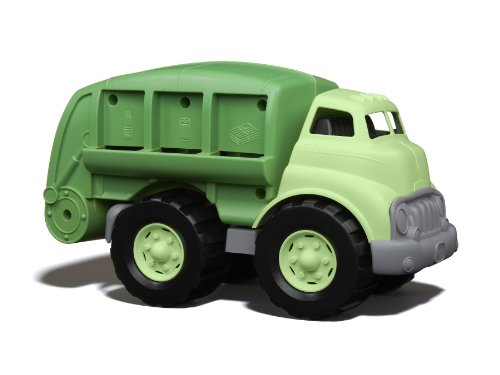 Green Toys, Müllwagen für Recycling, Müllfahrzeug, nachhaltiges Spielfahrzeug für Kinder ab 12 Monaten von Green Toys
