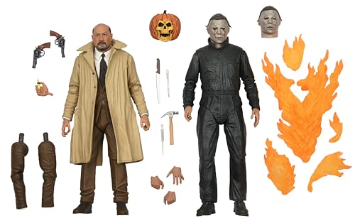 Unbekannt Halloween 2 Michael Myers & Dr Loomis Figur de acción Paquete de 2 RXZER23 Cranberry von NECA