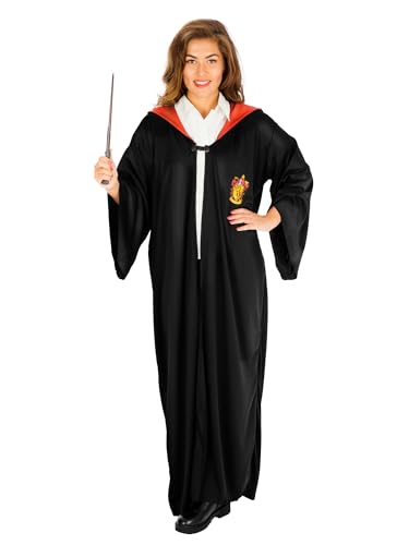 Rubie's Official Harry Potter Deluxe Gryffindor Robe, Kostüm für Erwachsene, Medium, Schwarz von Rubie's