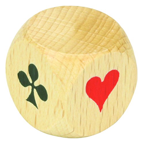 JeuJura 8197 Dé de Belote D, Trumpf – Holz JeuJura 8197 Dé de Belote D, Trumpf – Holz von Jeujura