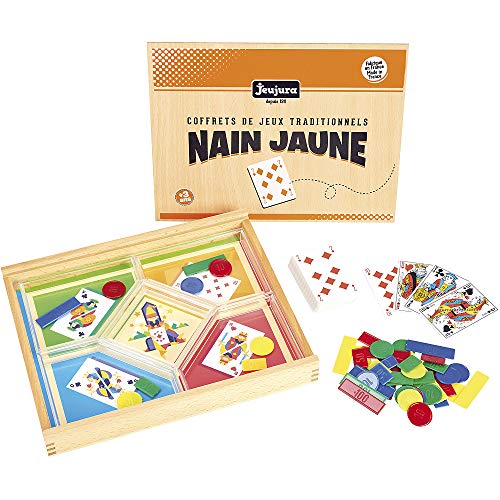 Jeujura jeujuraj8134 Nain Jaune Spiel in Holzbox von Jeujura