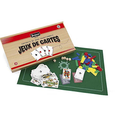 JEUJURA jeujuraj8145 Spielkarten Set in Holzkiste von JEUJURA