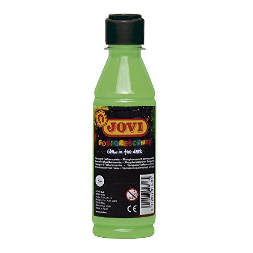 Jovi Unbekannt Leuchtfarbe Temperafarben, 250 ml, Grün (51917), One Size von Jovi