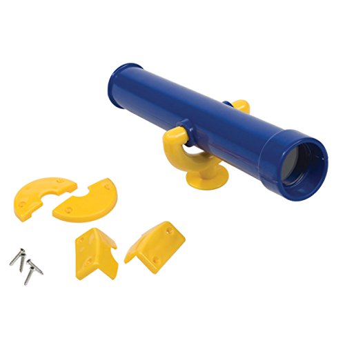 KBT Fernrohr / Teleskop für Spieltürme, Stelzenhäuser, Spielhäuser und Kinderspielgeräte Zubehör (Blau / Gelb) von Unbekannt